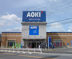 AOKI船橋芝山店　店舗外装/店舗内装